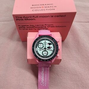 Swatch x Omega MISSION TO THE PINK MOONPHASE Watch